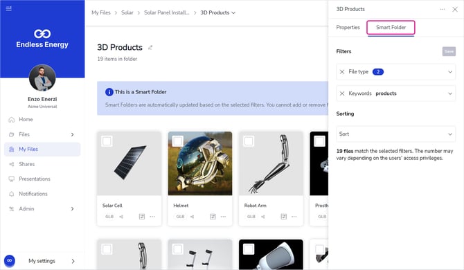 Edit Smart Folder