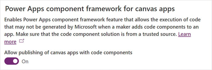 Power Apps component framework