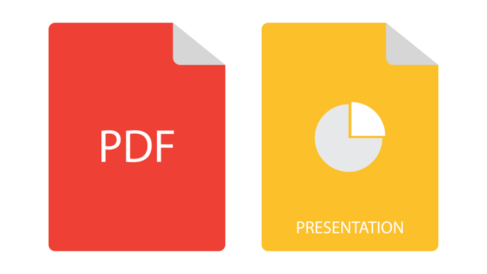 PDF and presentation thumbnails