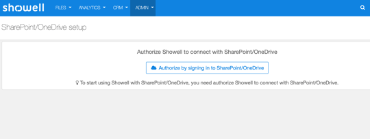 authorize by signing in to sharepoint