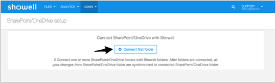 connect first sharepoint folder