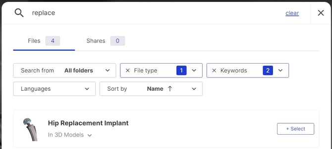 search filters