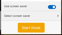select screensaver