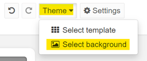 theme select background
