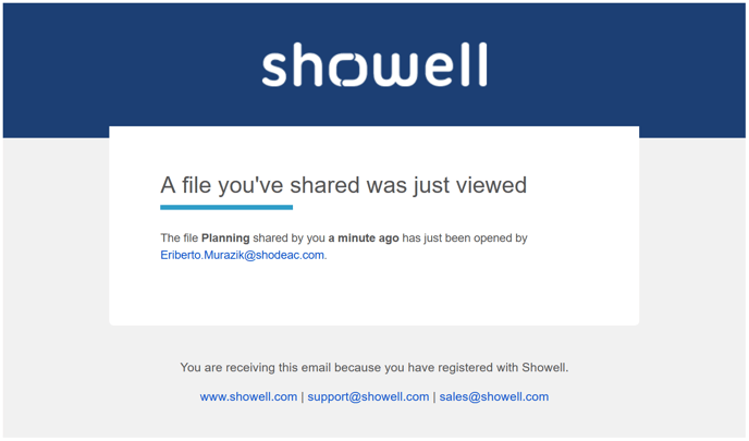 a file youve shared was just viewed email